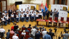 26 August 2016 Paralympians’ formal send-off to the games in Rio de Janeiro